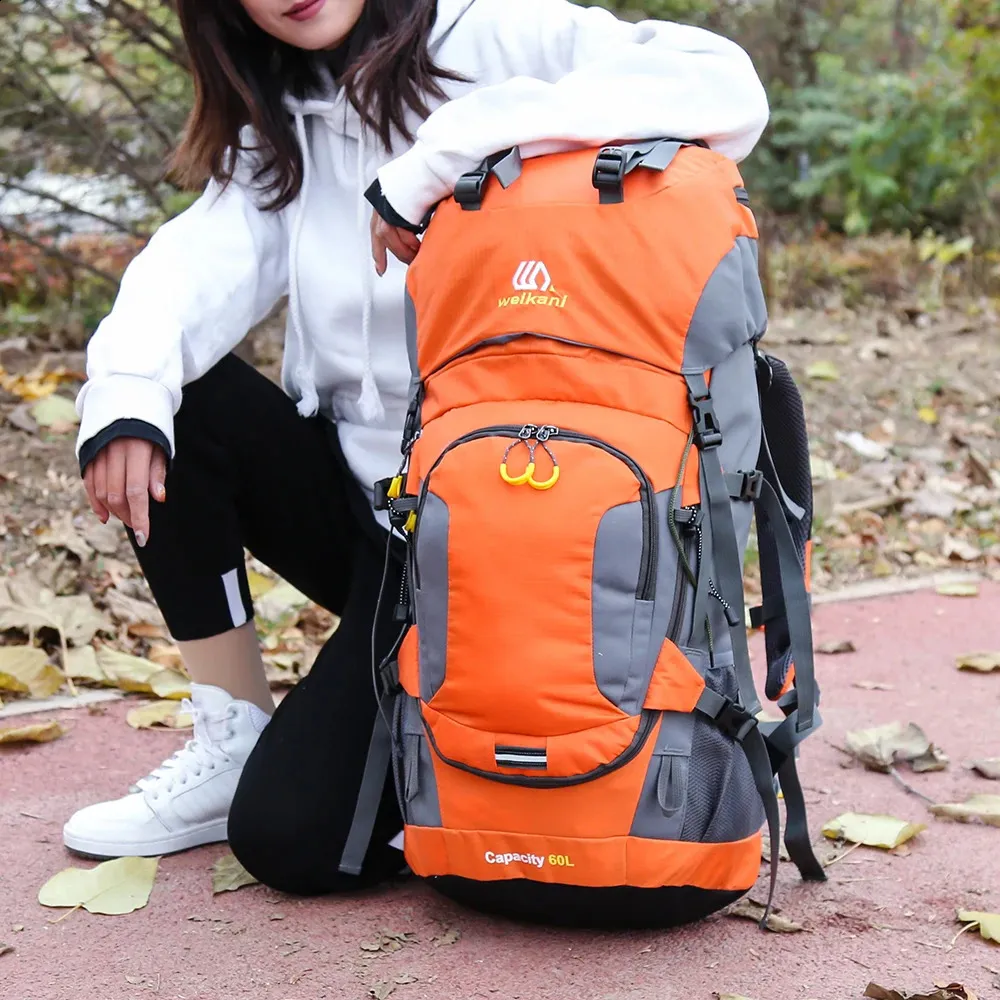 Waterproof 60L Hiking hiking backpack with Rain Cover... Waterproof 60L Hiking hiking backpack with Rain Cover...