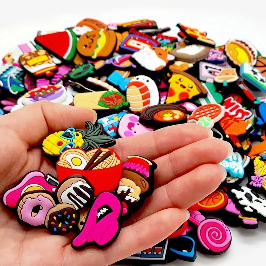 Food Jibbitz For Crocs Ibuclein 30pcs Different Themes Shoe Charms