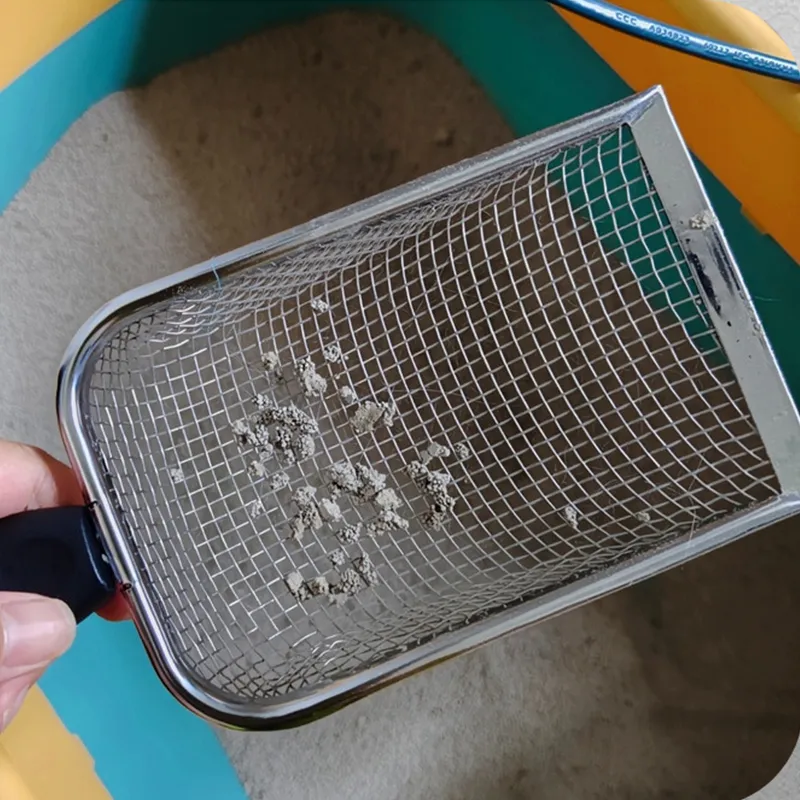 Metal Poop Litter Box Scooper Stainless Steel Cat Litter Scoop - Durable Metal ...