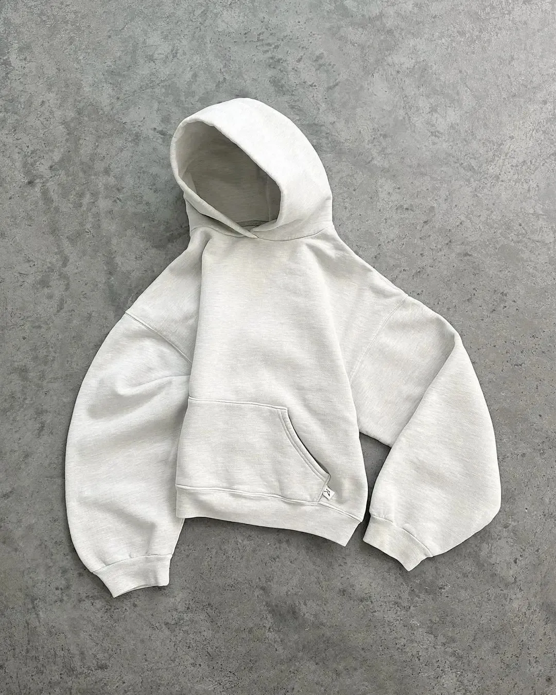 Y2K Retro Style Gray Hoodie