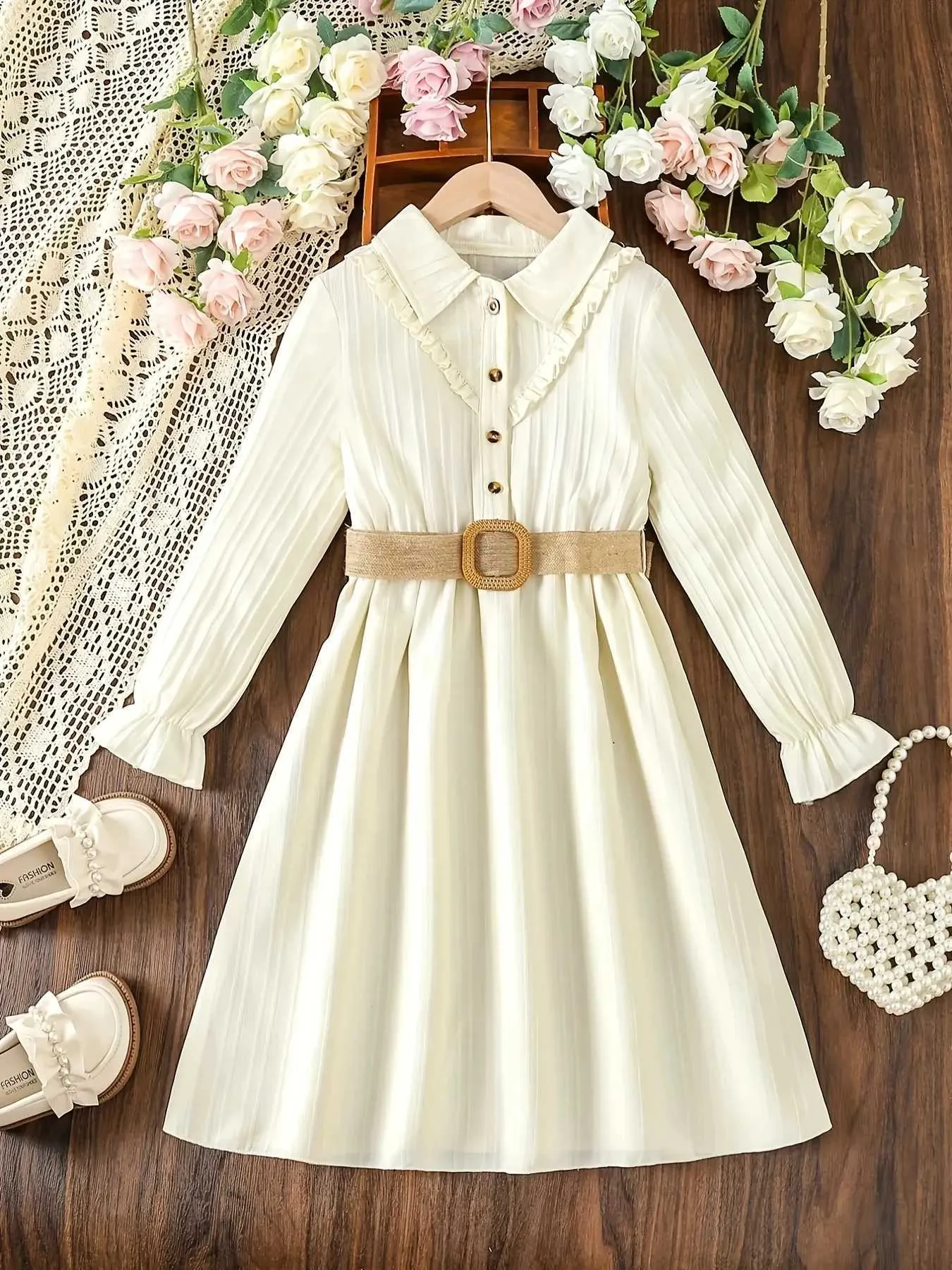 elegant patchwork sleeve dress Elegant Women's Dress Office-wear Daily Patchwork Female main image 0