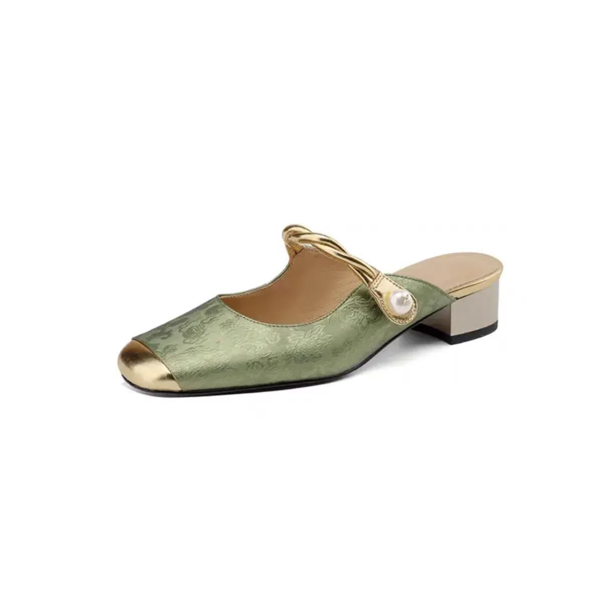 Green Satin Square Toe High Heels - Elegant Slingback Dress Sandals, Shop Now! from Dhgate Slippers - price 56.92 Green Satin Square Toe High Heels - Elegant Slingback Dress Sandals, Shop Now! from Dhgate Slippers - price 56.92