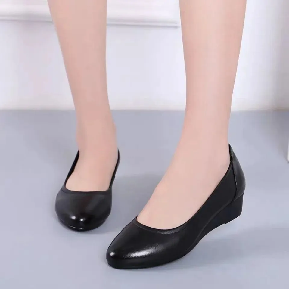 ○ DHgate Zapatos De Oficina De Fondo Suave Para Mujeres 2024: Cómodo Y  Elegante Para El Trabajo | Paso Fluido, image size:960x960