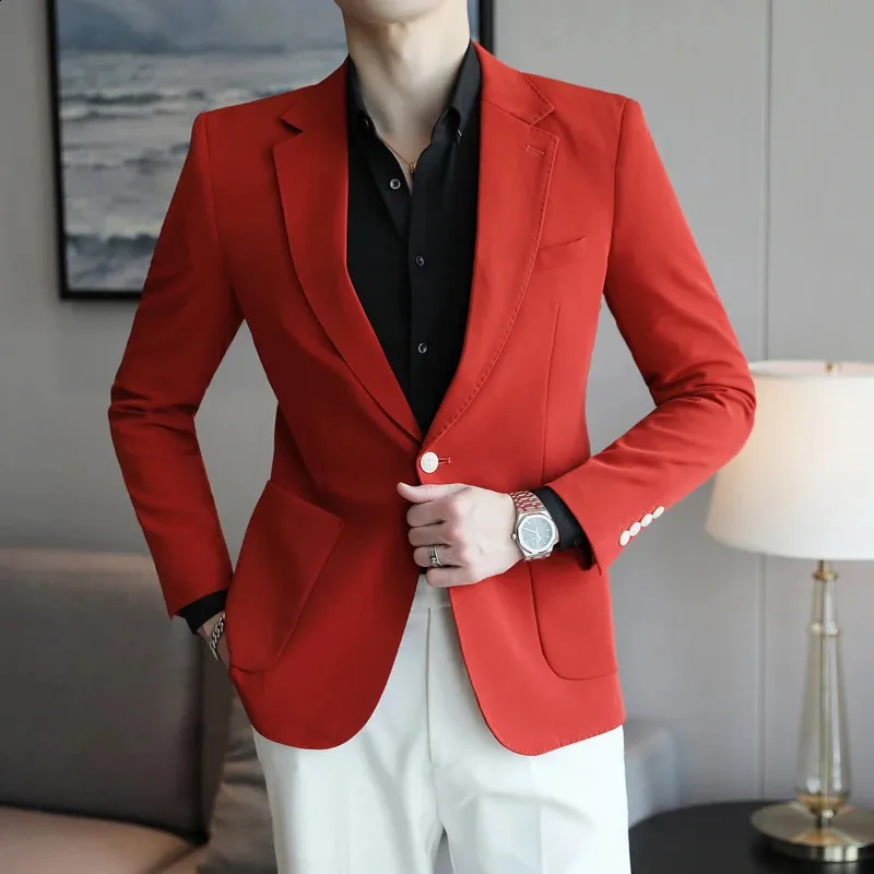 Business Casual Jacket Mens Slim Fit Blazer, Solid... From Sereinstore,  $45.42 | DHgate.Com