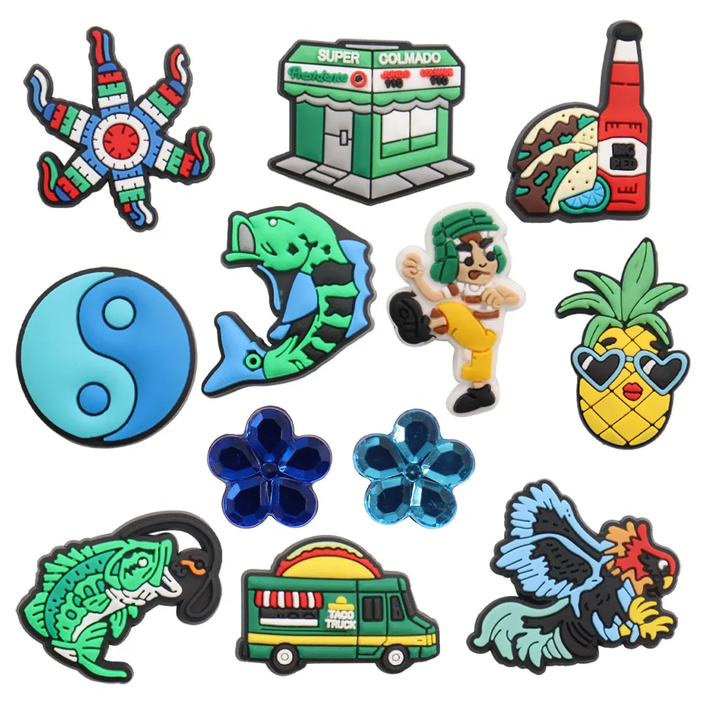 Incanali Scarpe In PVC Sandali Zoccoli 1 12 Pacchetto, Aquiloni, Tacos, Tai  Chi, Pesce, Ragazzo, Ananas, Fibbia, Accessori Pantofole Da 11,31 € | DHgate, image size:1000x1000