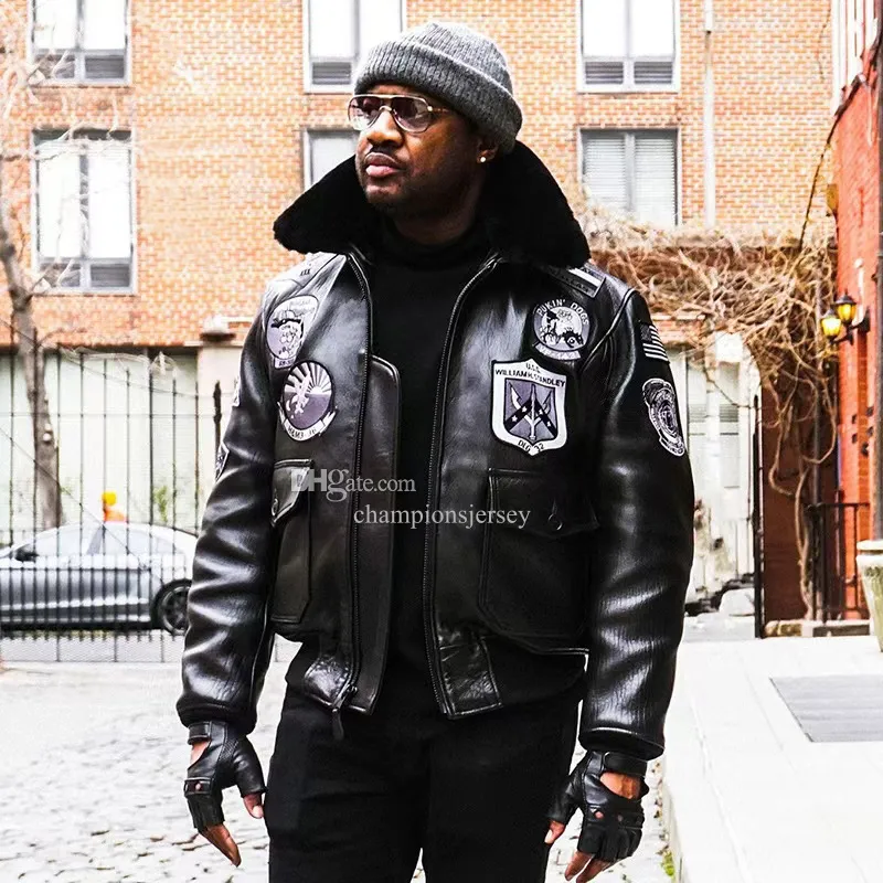Premium G1 Leather Bomber Avirex Leather Jacket With