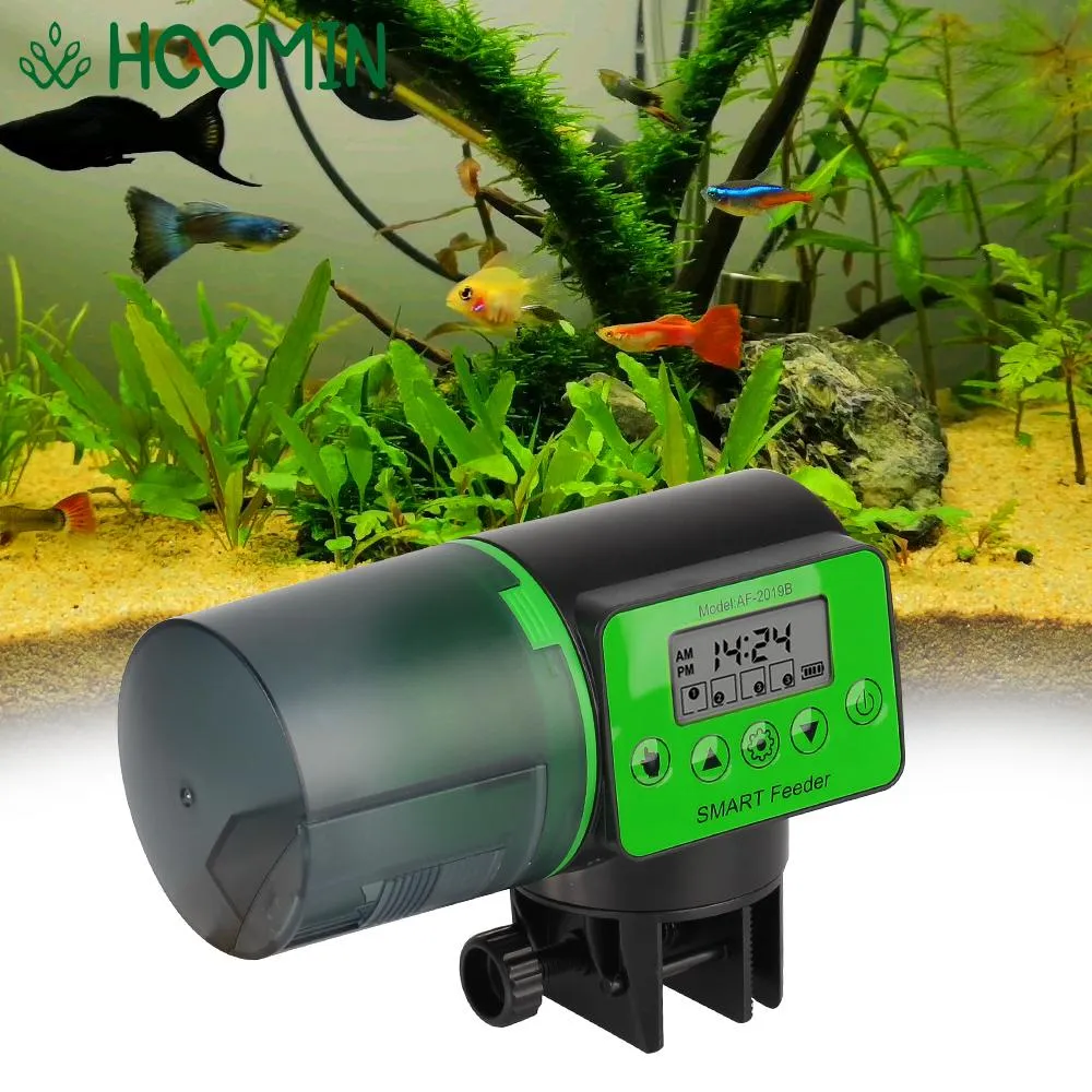 Adjustable Automatic Aquarium Fish Feeder: In Manual Smart