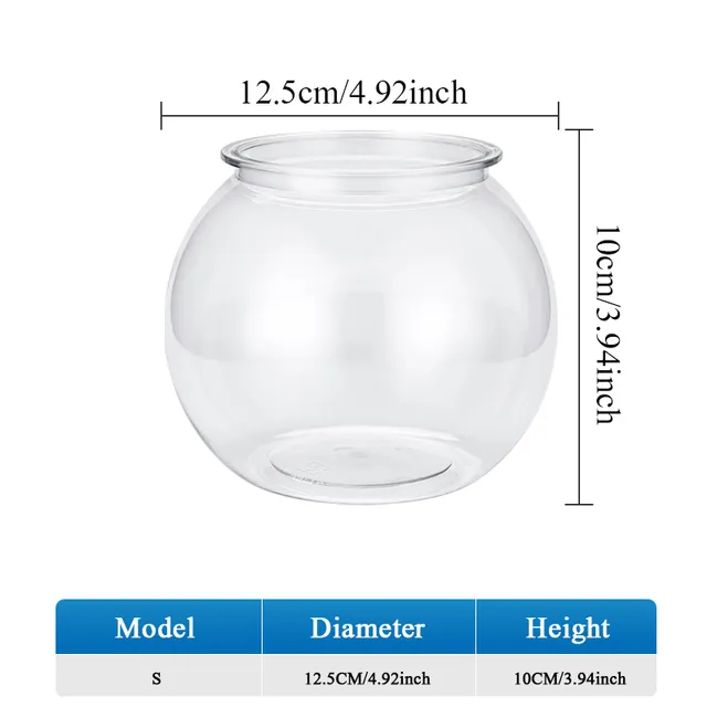 Fish Bowl Plastic Aquarium Tanks Round 1 Gallon Capacity for Betta and Mini  Fish from Dhgate Air Pumps & Accessories - price 2.91