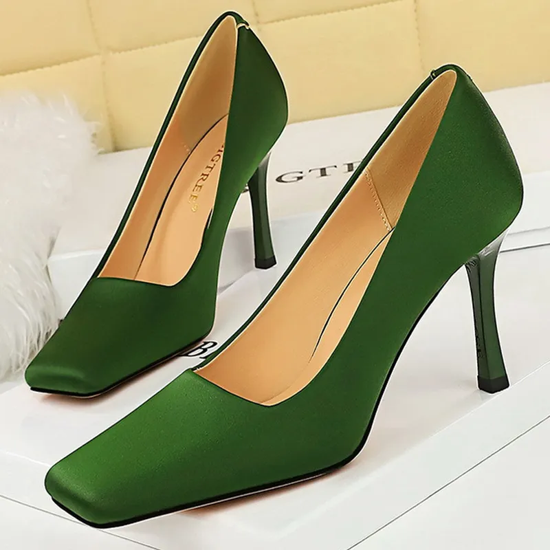 Décolleté Donna Con Tacco Alto 12 Cm - In PU, Tacco A Blocco, Perfette Per Serate Ed Eventi - 3