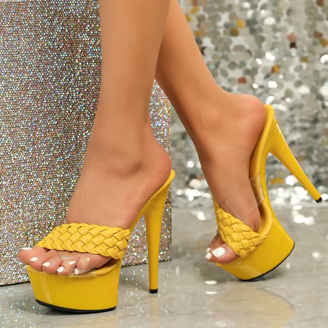 YELLO / BEAR PLATFORM SANDALS