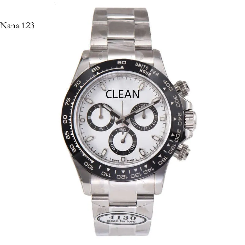 CLEAN Genuine Factory V3 116500 Panda Chronograph Watch with