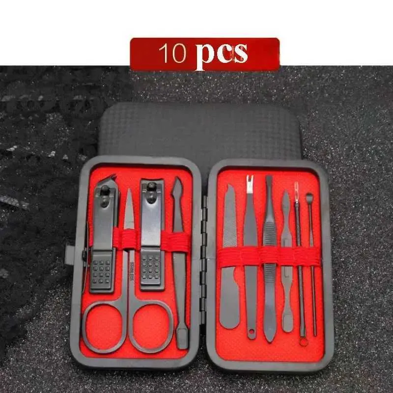 Professionelles Nagelknipser-Set Aus Edelstahl – 7-teilige Maniküre & Pediküre Werkzeuge, Mintgrün