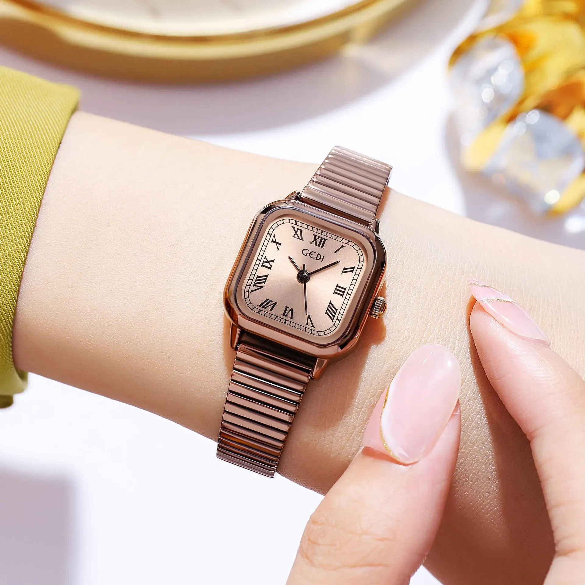 NEW Leather Luxury Casual Womens Watch Womens Watch Watches High Quality Luxury Vintage Keg Belt  main image 2