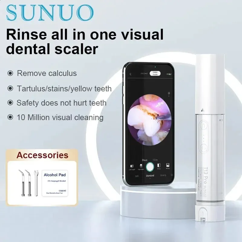 Sunuo T13 Pro Electric Dental Scaler For Lumibrite Whitening And Stone ...