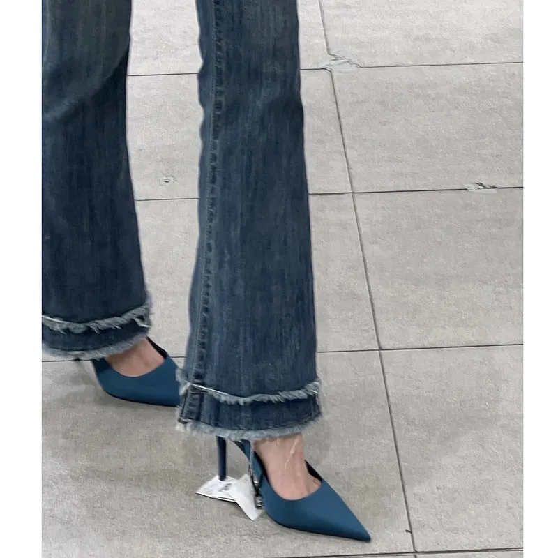 Save Big on Bulk Women's Sandals Summer 2025 Elegant 2025 New Elegant  Fashion Women High Lady Sgback Mules Sexy Thin Heels Party Wedding Shoes  Women's