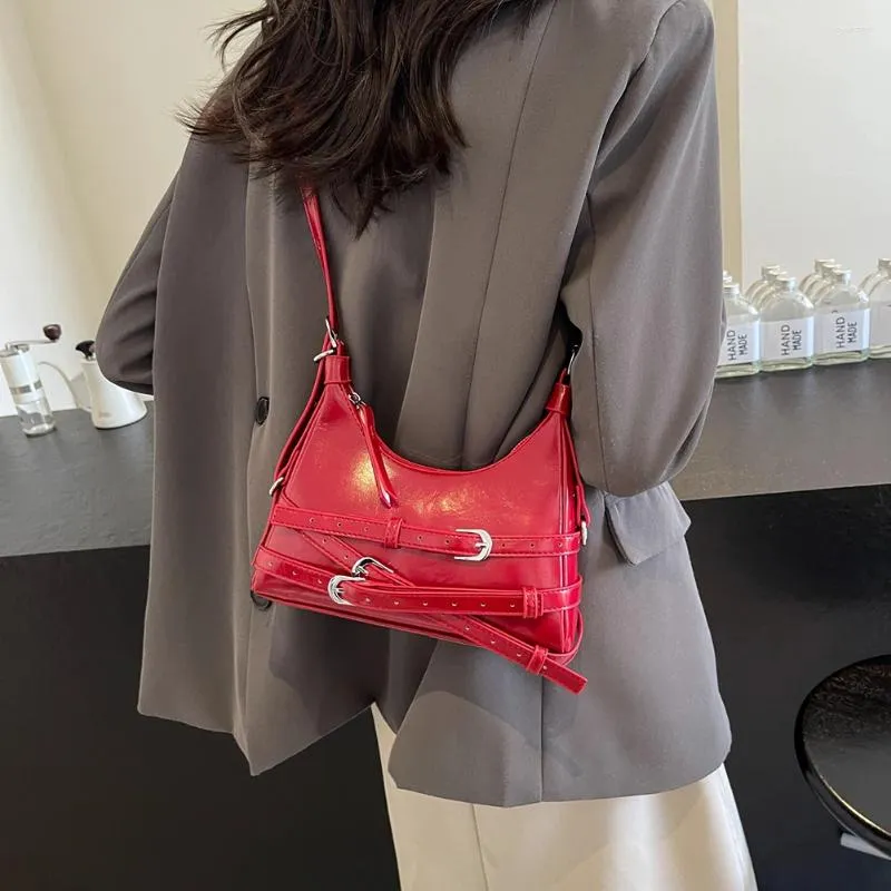 Women's Hobo Shoulder Bag - PU Leather Large Capacity Crossbody Purse With Multiple Zipper Pockets - View #11