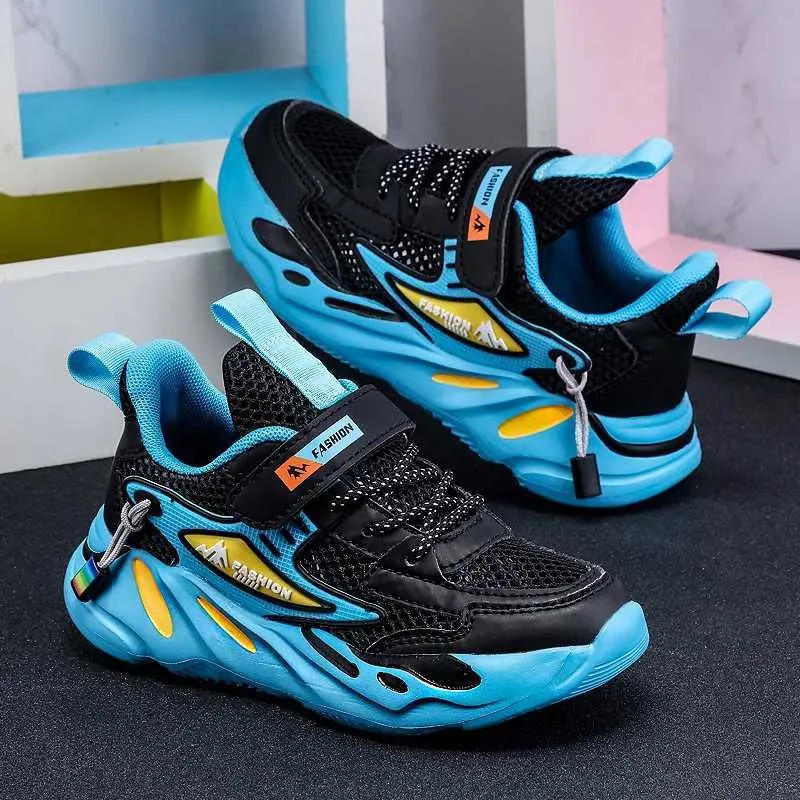Chaussures De Sport Enfants Filles Garçons - Baskets Respirantes Antidérapantes Running Mode Confort
