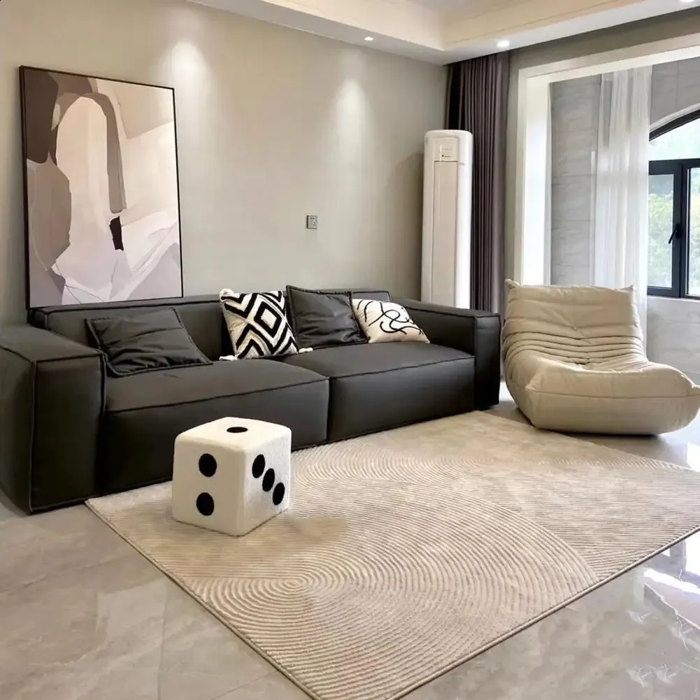 Cashmere-Soft Dice Stool for Bedroom Decor - Plush Cube