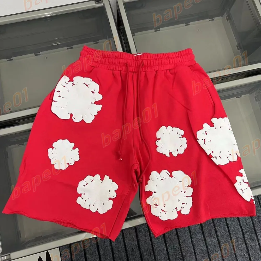 Men s Cotton Sports Shorts Summer Beach Pants Hip Hop Style Black Red Green Orange Unisex Size S XL