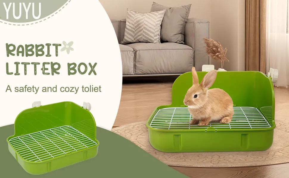 Photo inspiration: Picture Idea: Corner Pet Litter Box For Rabbits Guinea Pigs Ferrets