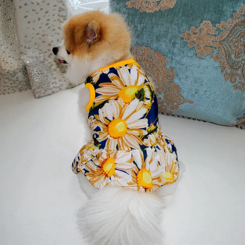 Floral Dog Dresses: Summer Holiday Outfits for Small Dogs & Cats - Shop  Now! from Dhgate Dog Dresses