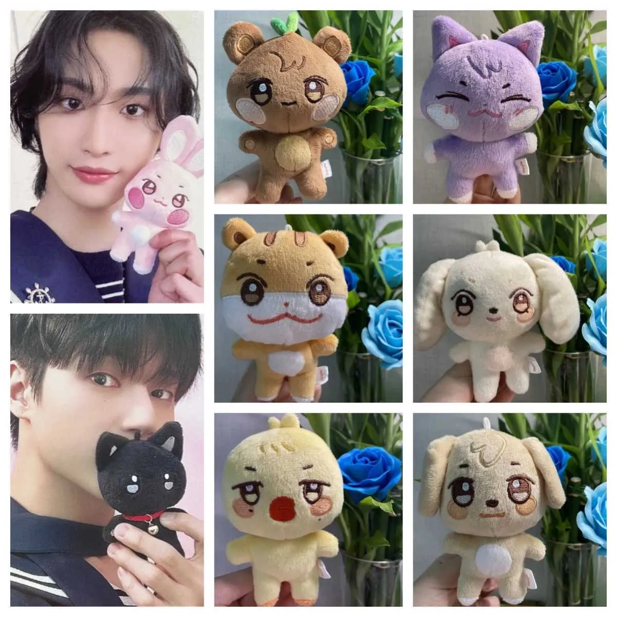 DHgate.com:Cute Plush Keychain Pendant - Cartoon Style Bag