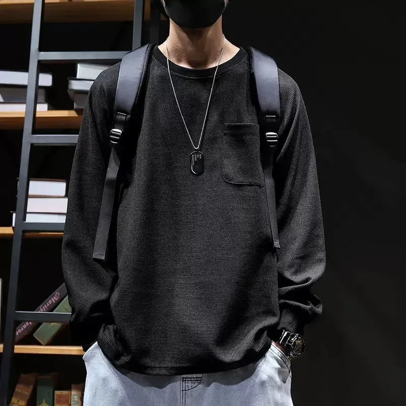トップス HTH randomheart Wafful LongTee トップス HTH randomheart Wafful LongTee Random Heart Waffle