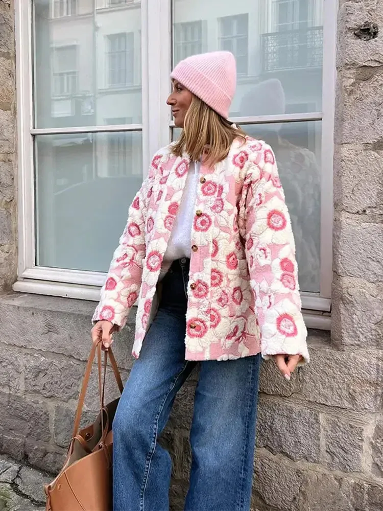 Combina De Piel De Oveja Sintética Chaqueta De Lana De Cordero