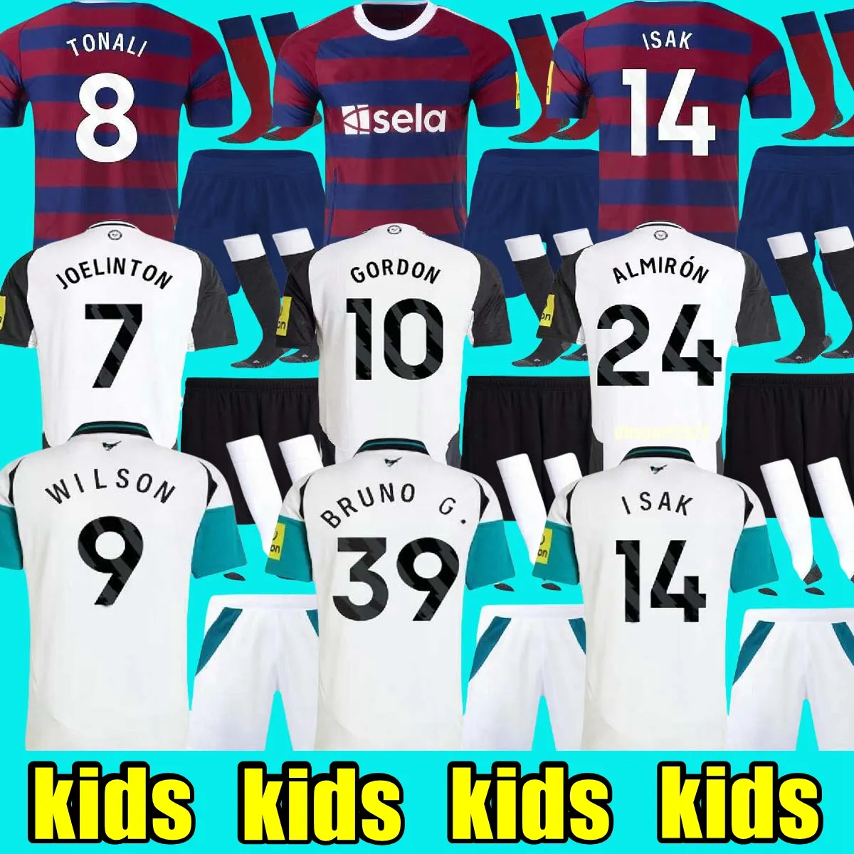 Baby Kids Clothing kit sets 2024 2025 Children athletic outdoor apparel  jerseys newcaslte united 24 25 NUFC newcaste
