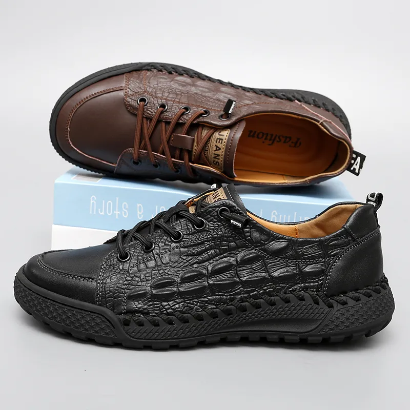 chinese dress ladies Black Lace-Up Men's Leather Dress Shoe
