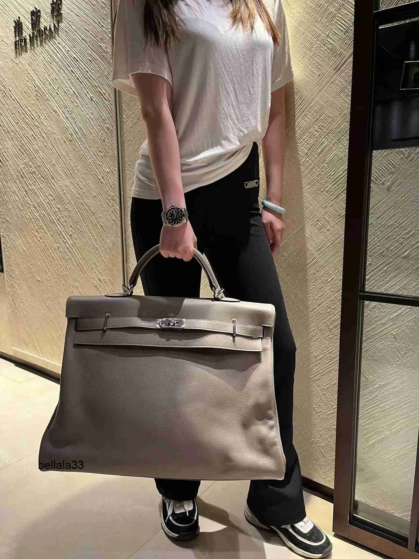 Genuine Leather Tote Bag - Large Capacity Briefcase