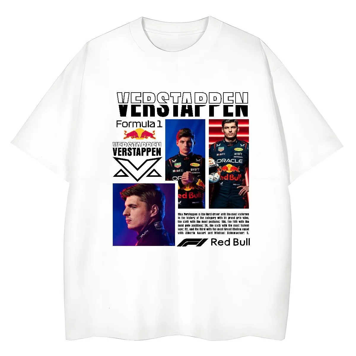 Verstappen Baumwolle T-Shirt Unisex - 100% Cotton Kurzarm