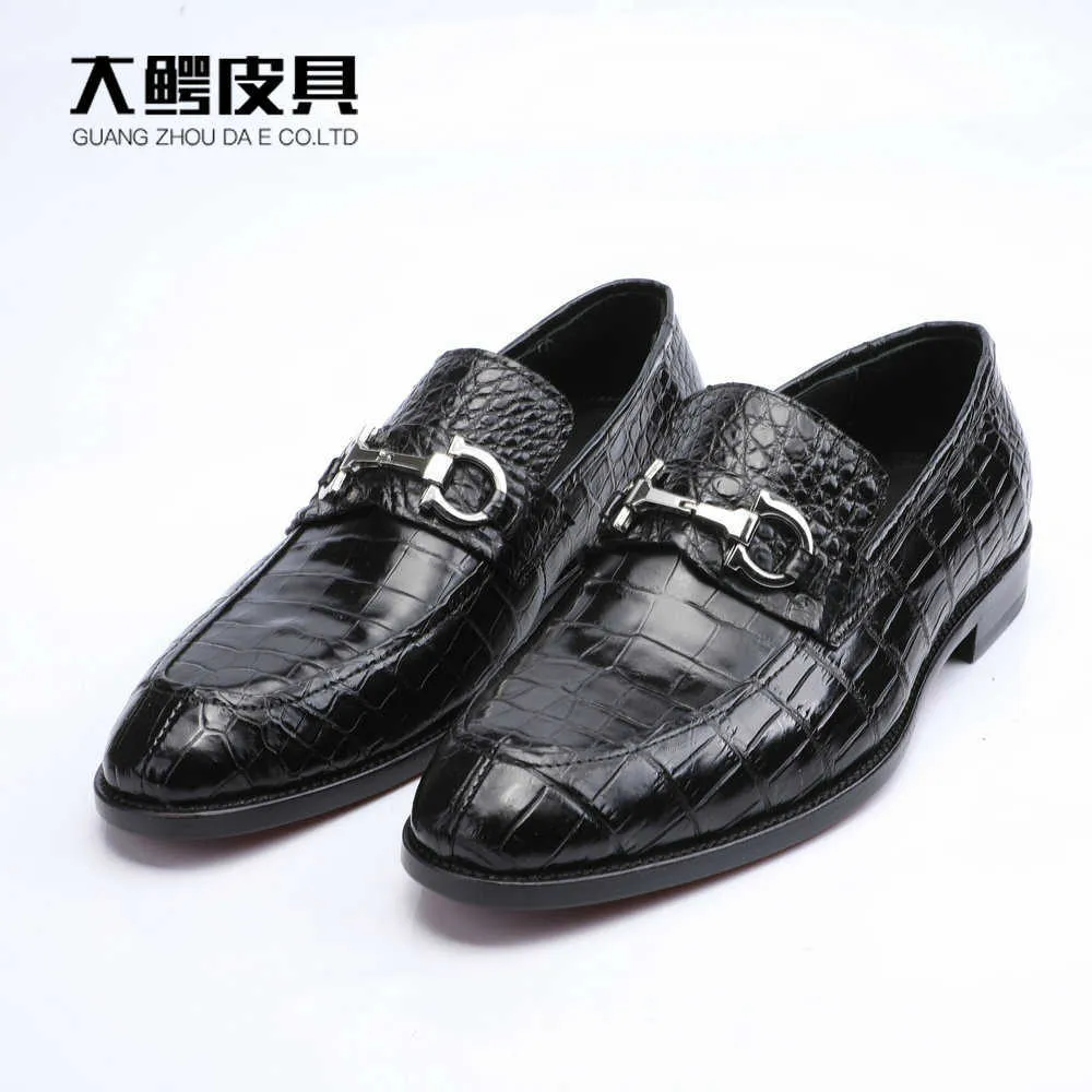 New 2023 Mens Crocodile Belly Semi Formal Shoes Men Genuine Leather Business Shoes For Groomsmen And Formal Events H240828 From Original shoes011 292.53 DHgate.Com