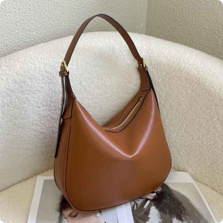 Luxury Genuine Leather Women s Tote Shoulder polene bag High Quality Handpolene bag Purse with Wholesale Discount in Black White and Brown