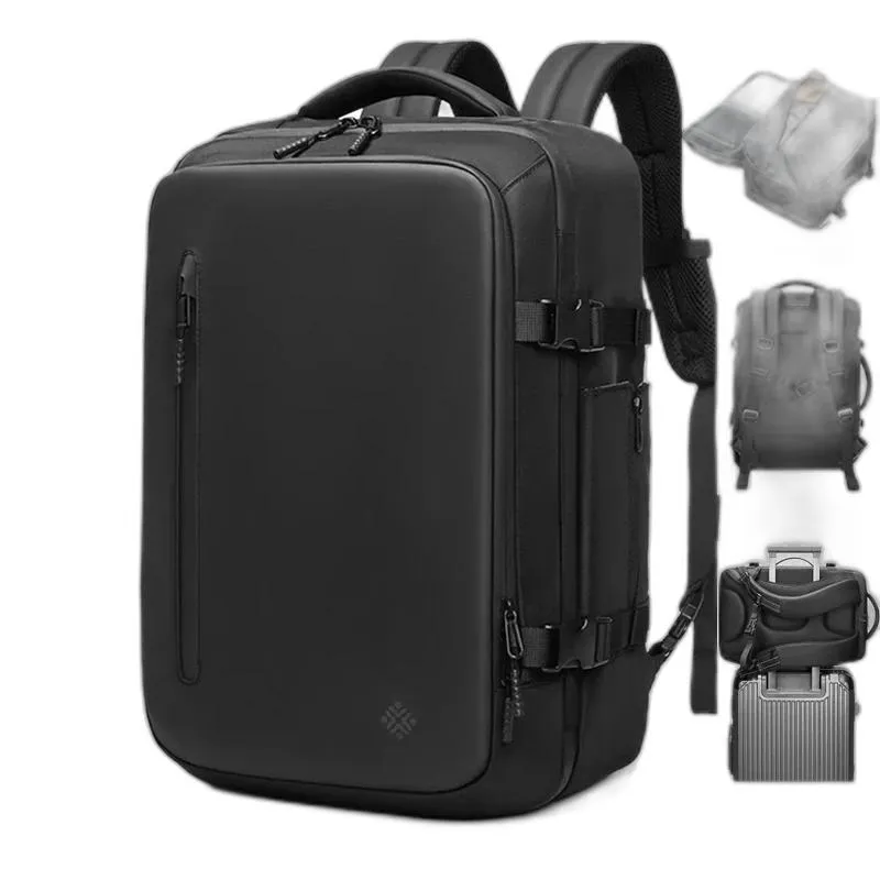 Zaino da Viaggio a Compressione, Grande Zaino per Aspirapolvere Espandibile, Oggetto Personale Porta su Borse Flight Approvato per Affari, College, Campeggio, Zaini per Laptop