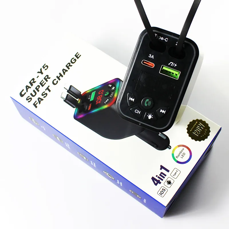 120W 4 In 1 Retractable USB C Car Charger, FM... From Spacex, $5.84