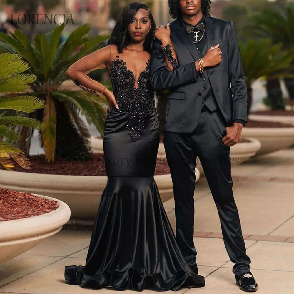 One Shoulder Black Feather Prom Dress Black Puffy High-low Sheer Sleeves Mermaid Prom Dresses 2017 # One Shoulder Black Feather Prom Dress Black Puffy High-low Sheer Sleeves Mermaid Prom Dresses 2017 #