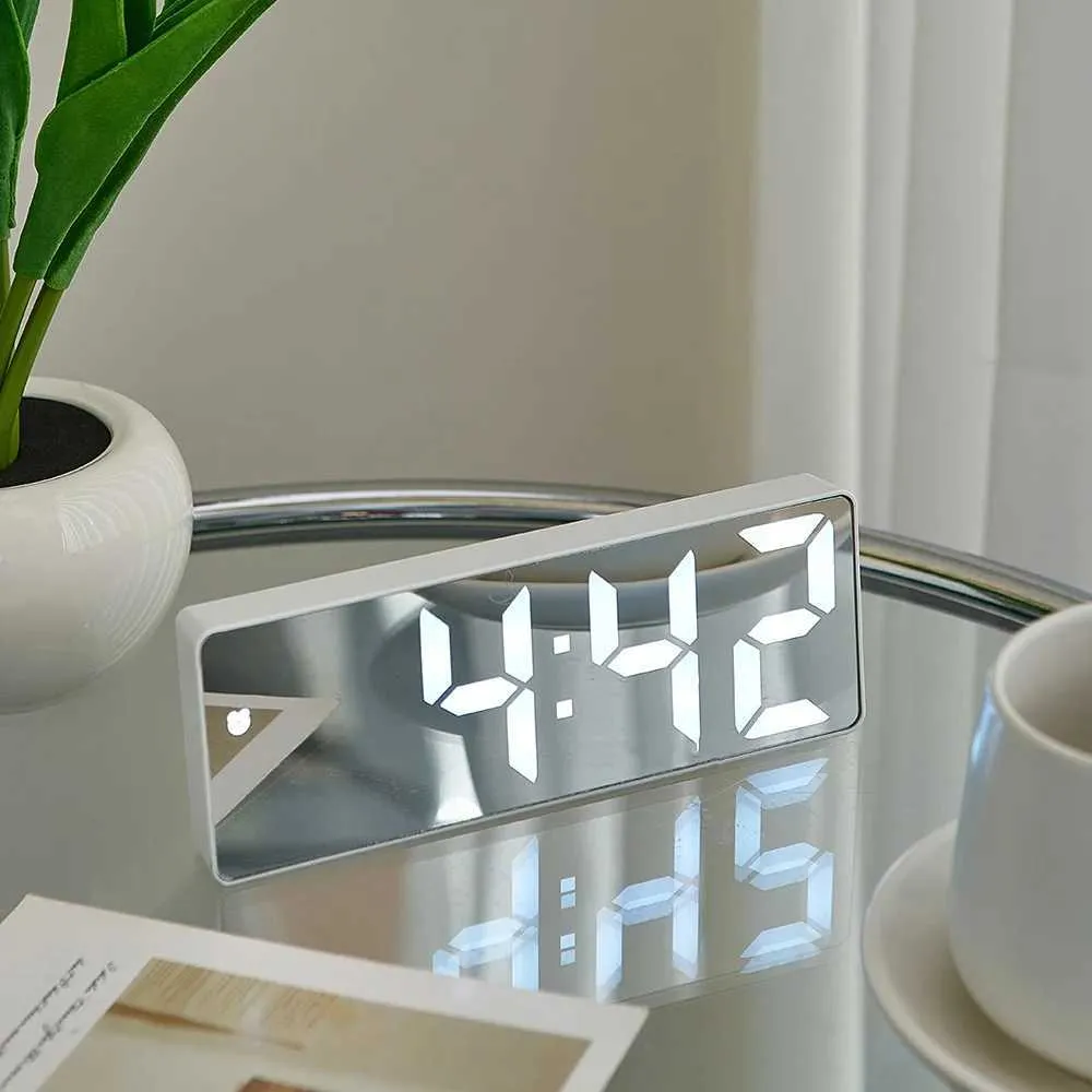 Digital Alarm Clock LED Style For Desk Bedside