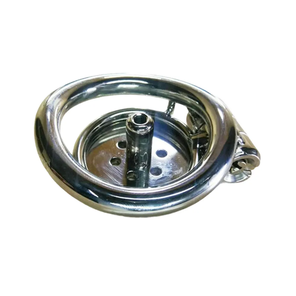 Mini Male Chastity Cage With Curved Ring Lock Ring