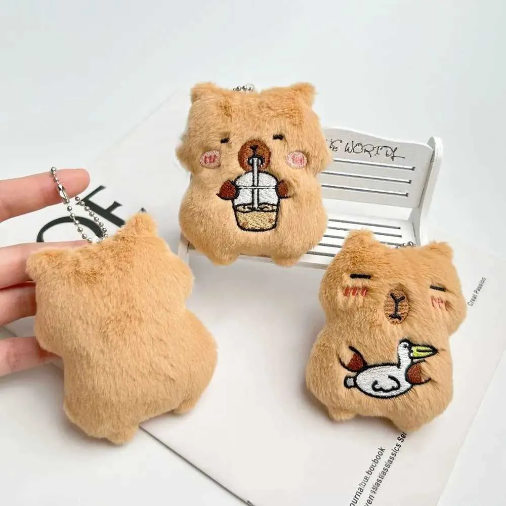 Capybara Plush Keychain Lindo Colgante De Bolsas De Muñecas De