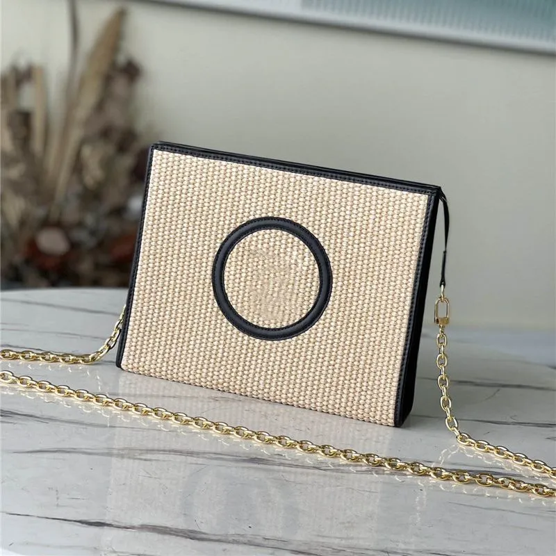 Designer Luxury handbag purse Luis Knitting bag M81366 Circle Logo women fashion Shoulder bag 7A Quality