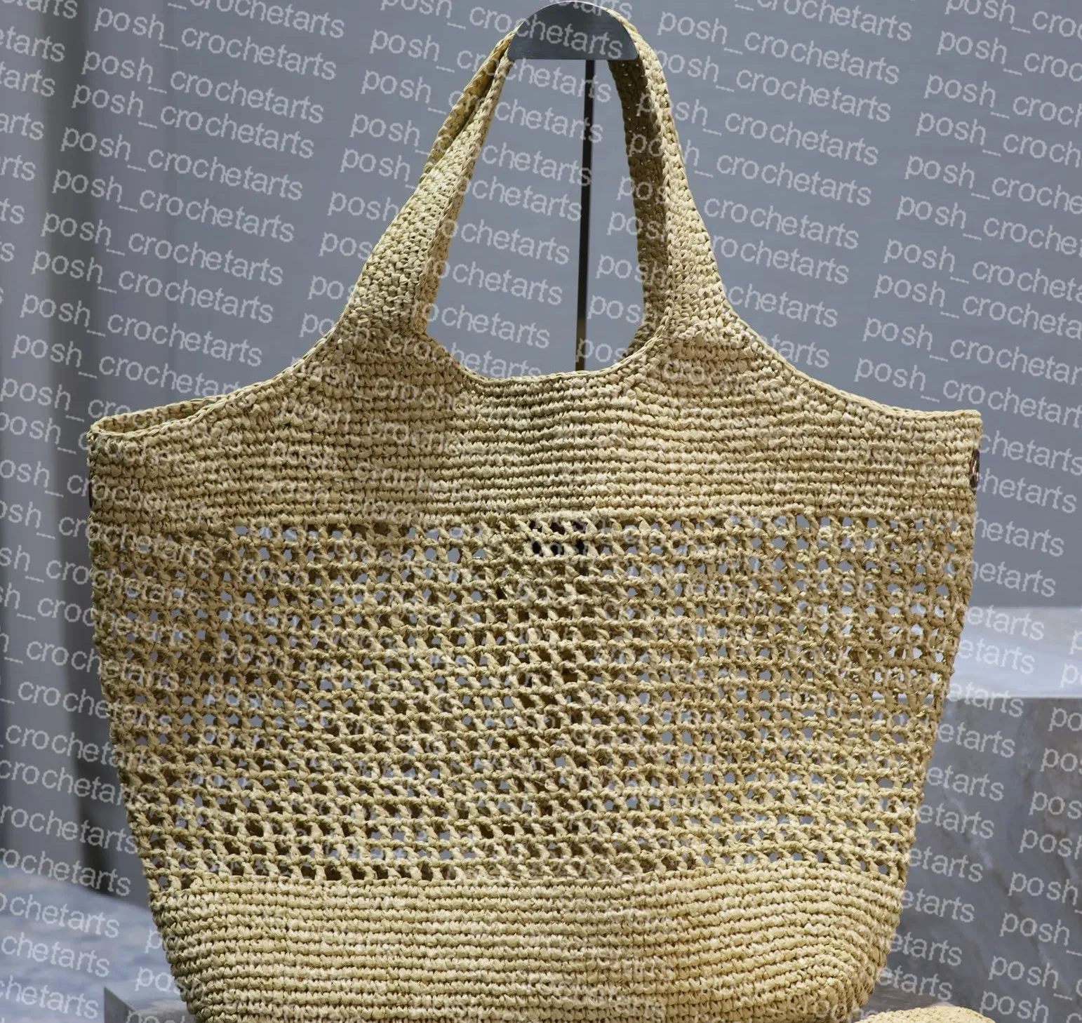 Straw Beach Tote Bag For Women Large Woven Straw... From Poshbags2 ...