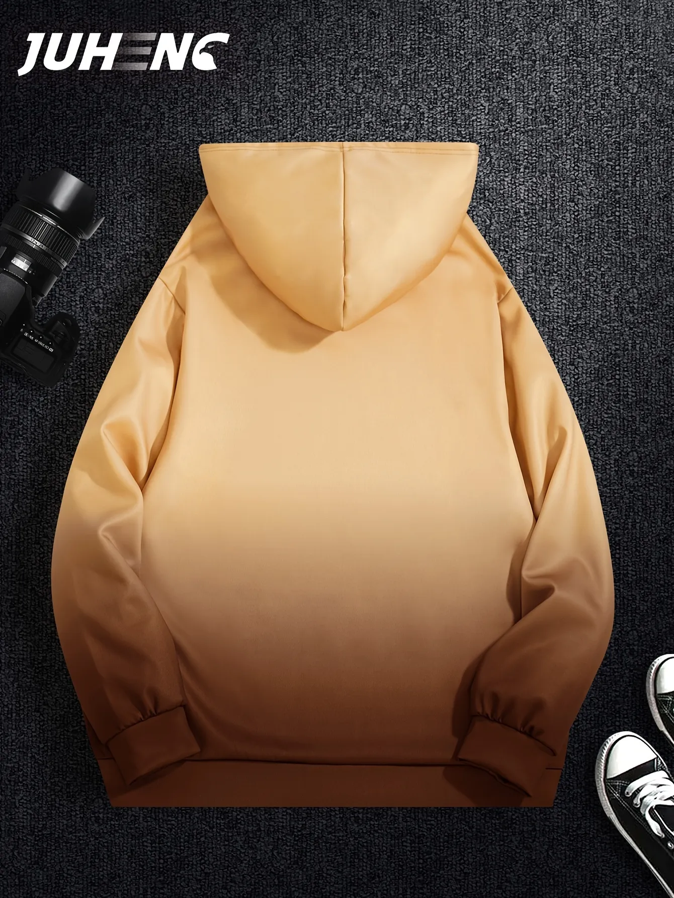 Gradient Coffee Cup Graphic Hoodie - Men