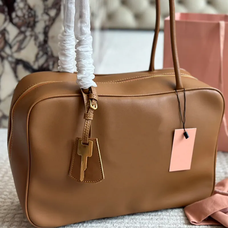 Designer Cowhide tote bags for women with Large Capacity for Women Brown Suede Shoulder Bag Weekender Travel Bag Mini Wallet Pendant Earphone Purse
