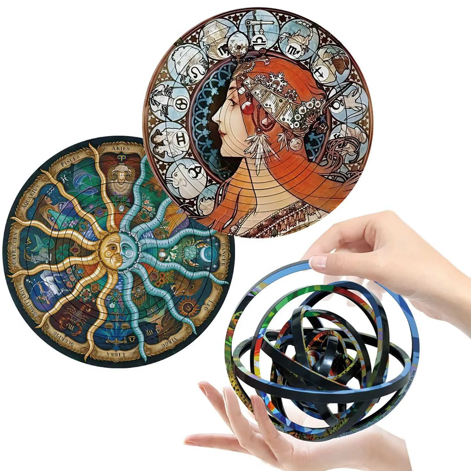 3D Rotating Treat Puzzle - Abstract Flip Fidget Toy for Stress Relief ...