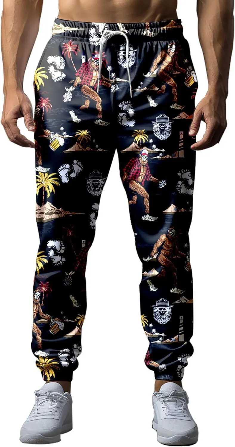 Pantalon De Jogging Homme Imprimé Ciel Étoilé 3D - Taille Élastique - Confortable Pour Yoga, Loisirs