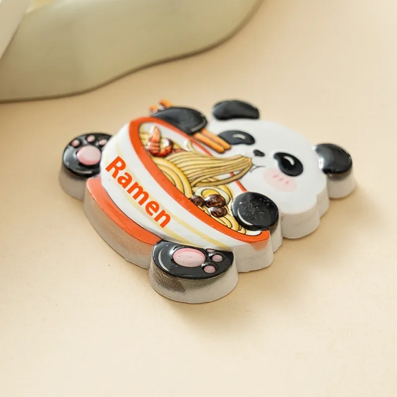 Magnete Frigorifero 3D A Forma Di Panda - Souvenir Viaggio Sichuan Cina, Decorazione Casa