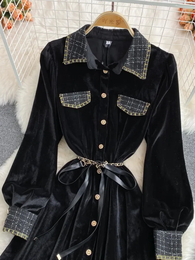 Black Knee Length Polyester Dress with Empire Waist and Short Sleeves for Women from Dhgate Basic & Casual Dresses - price 89.5 Black Knee Length Polyester Dress with Empire Waist and Short Sleeves for Women from Dhgate Basic & Casual Dresses - price 89.5