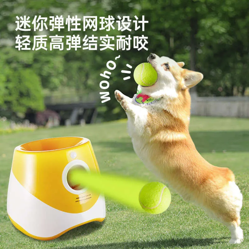Ball Launcher Automatic Dog Ball Thrower Machine: Interactive