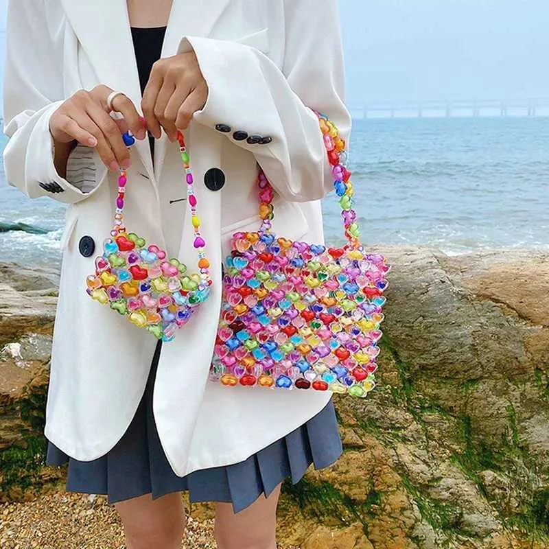 DIY Beaded Handbag Kit: Jelly Color Summer Purse, Hand Woven Shop Now!